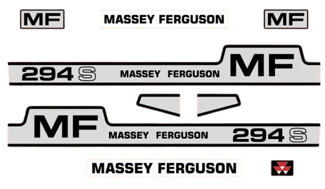 Stickerset Massey Ferguson 294 S