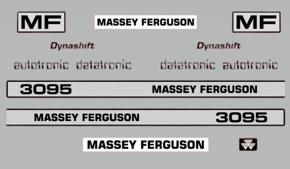 Decal Kit Massey Ferguson 3095
