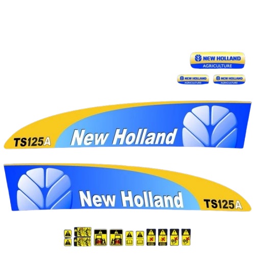 Stickerset New Holland TS125A