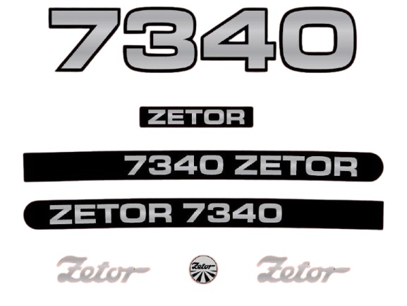 Stickerset Zetor 7340