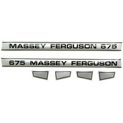 Decals and Emblems Massey Ferguson: Decal Kit Massey Ferguson 675