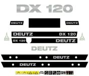 Stickerset Deutz DX 120