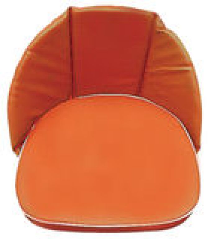 Zitkussen bruin, rugleuning 30 cm