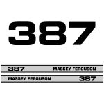 Stickerset Massey Ferguson 387
