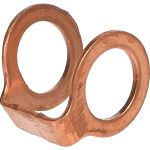 Dubbele koperen sluitring 6 x 11 x 1 H=8 mm