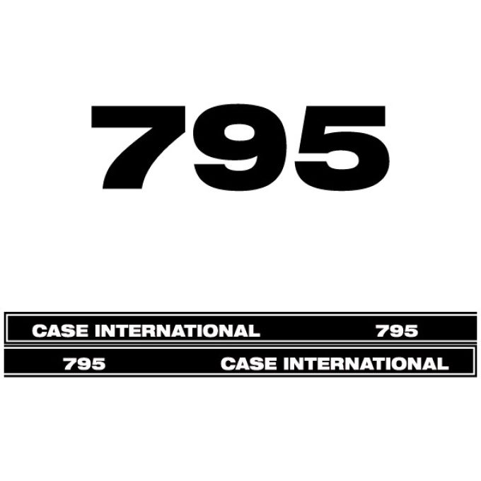 Stickerset Case International 795