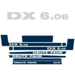 Stickerset Deutz Fahr DX 6.06