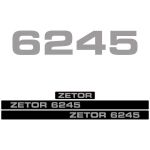 Stickerset Zetor 6245