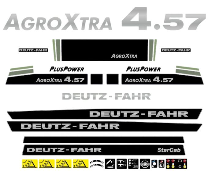 Stickerset Deutz-Fahr AgroXtra 4.57