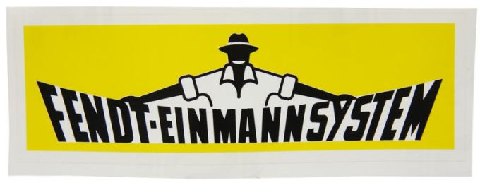 Sticker Fendt Einmannsystem