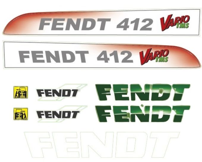 Stickerset Fendt Vario 412 TMS
