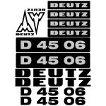 Stickerset Deutz D 45-06