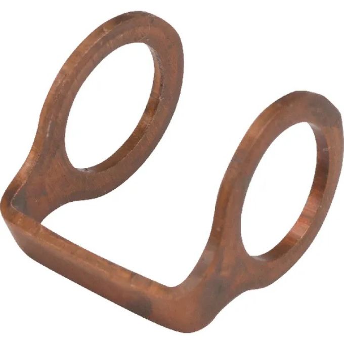 Dubbele koperen sluitring 8 x 12 x 1 H=13 mm