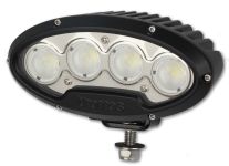 LED Werklamp Ovaal, 4000 Lumen, Stralingshoek: 60° Breedstraler