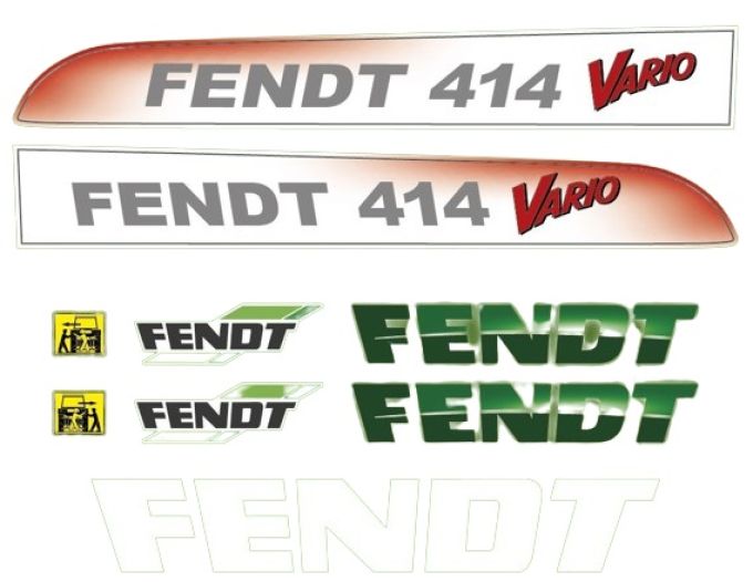 Stickerset Fendt Vario 414
