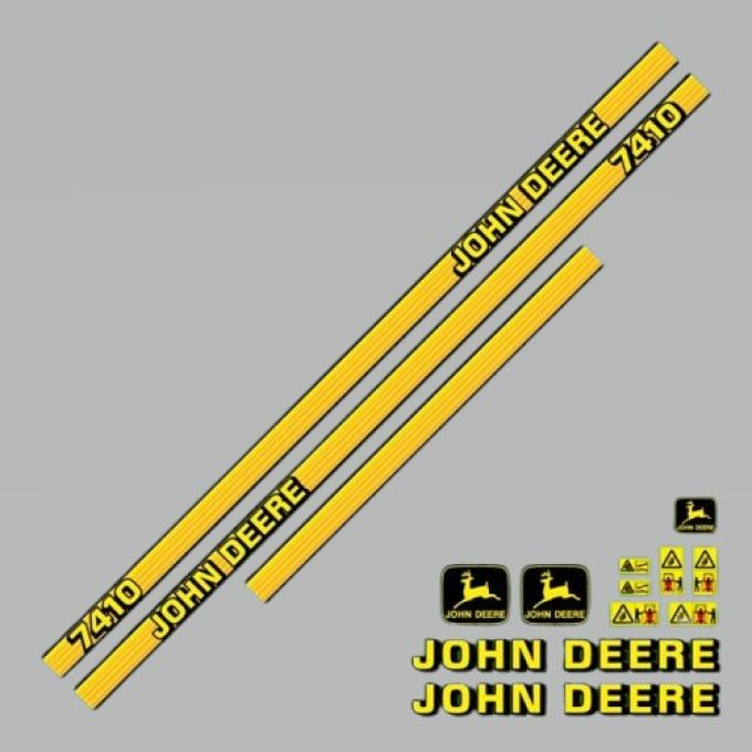 Stickerset John Deere 7410