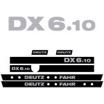 Stickerset Deutz Fahr DX 6.10