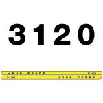 Stickerset John Deere 3120