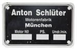 Typeplaatje Schlüter
