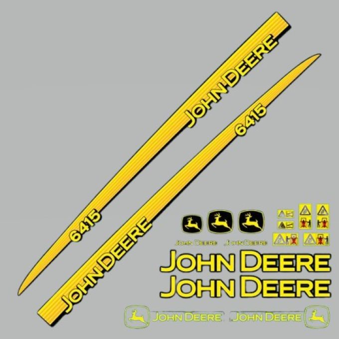 Stickerset John Deere 6415