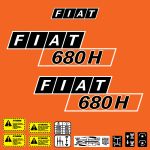Stickerset Fiat 680 H
