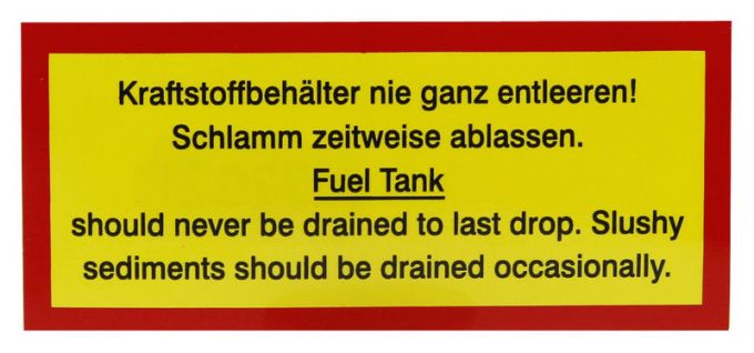 Sticker tank