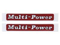Stickers multipower rood