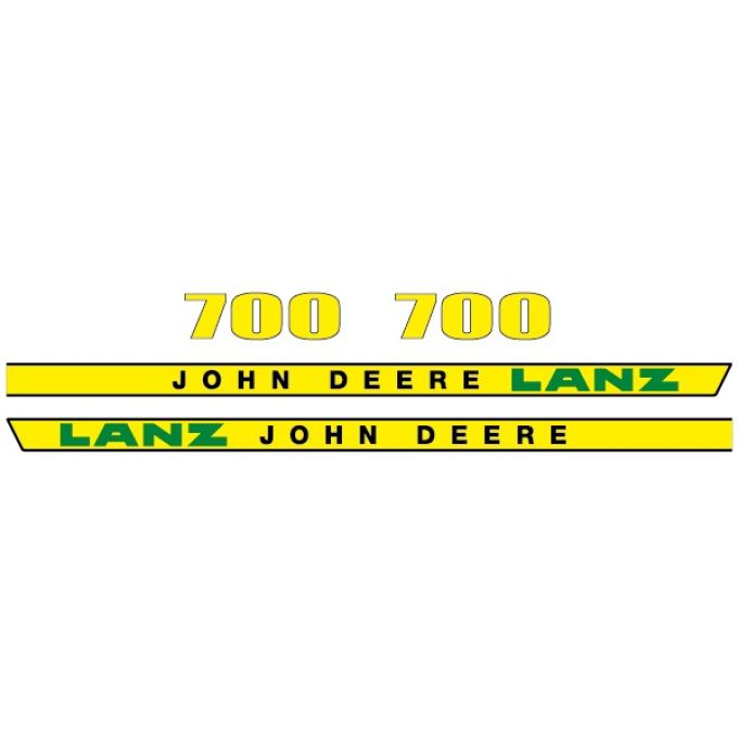 Stickerset John Deere LANZ 700