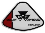 Sticker Quality Approved MF 100 serie