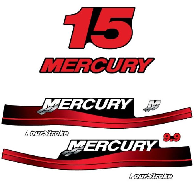 Stickerset Mercury 15 F.S. (1999-2004)