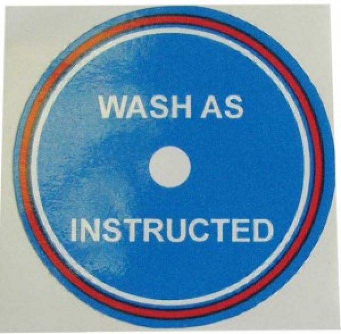 Sticker Wash as Instructed
