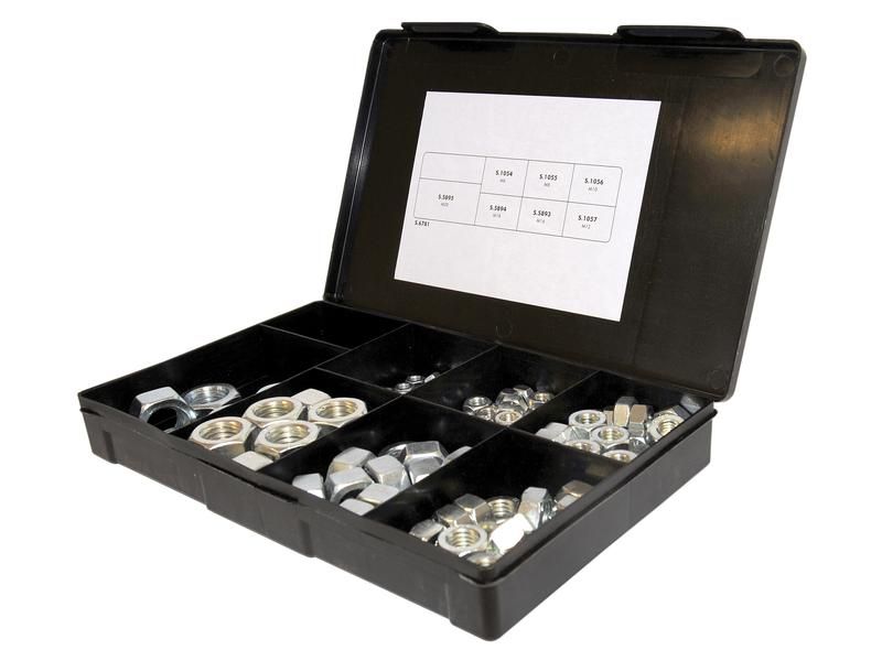 Metric Hexagon Nuts 160pcs