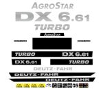 Stickerset Deutz AgroStar 6.61 turbo