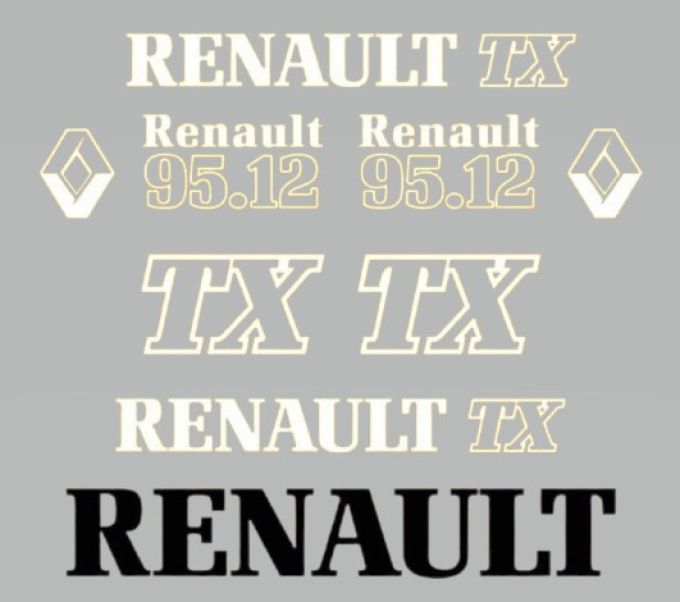 Stickerset Renault 95.12 TX