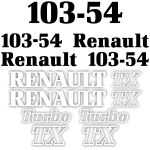 Stickerset Renault 103.54 TX Turbo