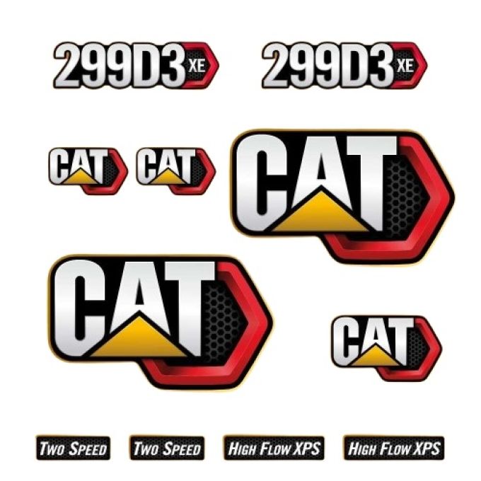 Stickerset Caterpillar CAT 299D3 XE