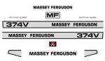 Stickerset Massey Ferguson 374 V