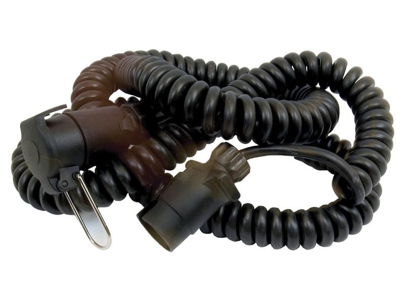 7 Core Trailer Spirol Extension Lead 7M complete with male / female Plastic plugs