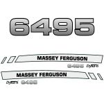 Stickerset Massey Ferguson 6495