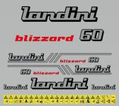 Stickerset Landini Blizzard 60
