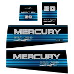 Stickerset Mercury 20 sea pro 96/99
