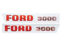 Kit autocollants latéraux Ford 3000
