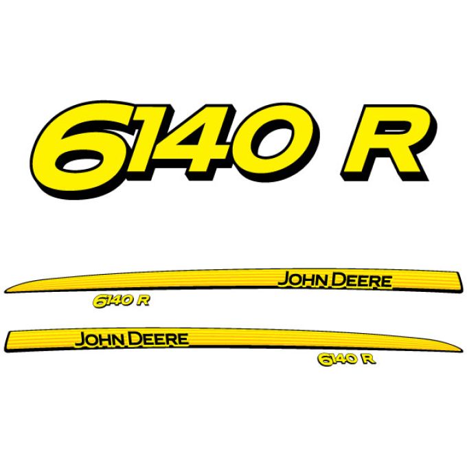 Stickerset John Deere 6140 R