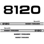 Stickerset Massey Ferguson 8120