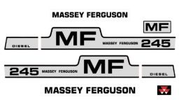 Stickerset Massey Ferguson 245 DIESEL