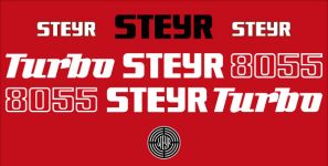 Stickerset Steyr 8055 Turbo