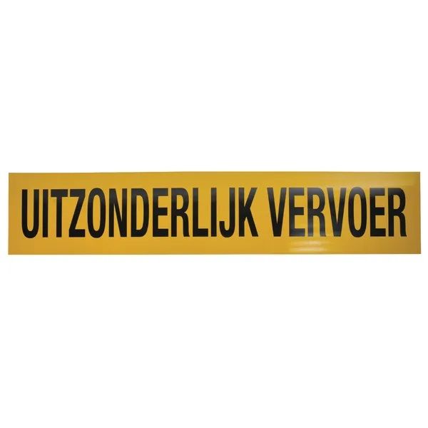 Bord "Uitzonderlijk vervoer"