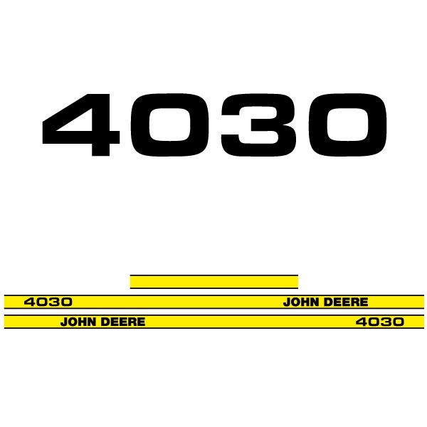 Stickerset John Deere 4030