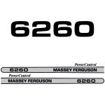 Stickerset Massey Ferguson 6260