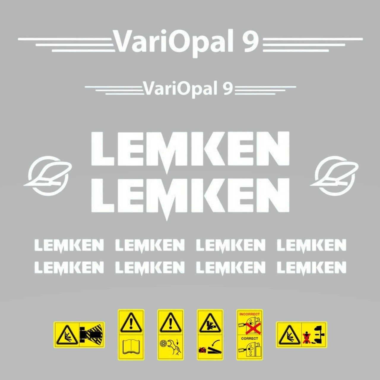 Stickerset Lemken VariOpal 9